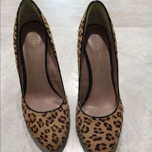 Franco Sarto Leopard Print Heels